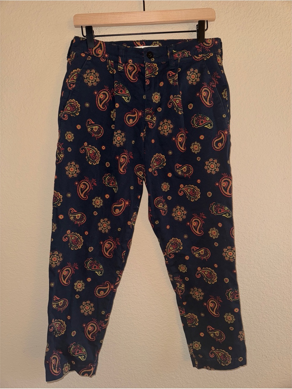Pacsun Paisley Slim Chino Pants Size 29‎